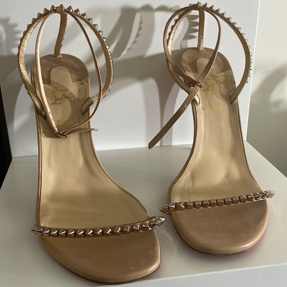 Christian Louboutin So Me 100 Nude/Pink Bronze